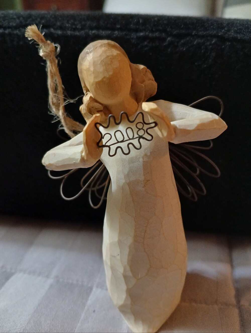 Vintage Willow Tree 2008 Angel Christmas Ornament